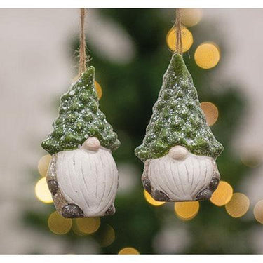 Evergreen Tree Hat Gnome Ornament 2 Asstd - The Fox Decor